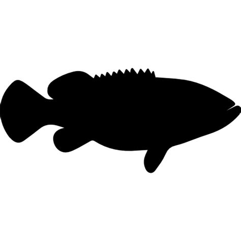 Smallmouth Bass Silhouette