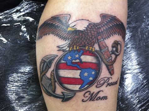 Proud USMC Mom Tattoo Mom Tattoos Tattoo For Son Usmc Mom Tattoo