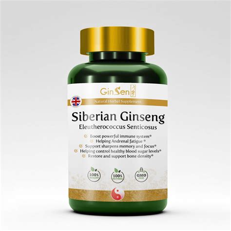 Siberian Ginseng Supplements Eleuthero Tablets