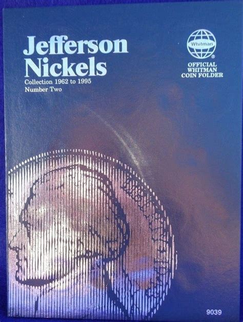 Whitman Jefferson Nickel 2 1962 1995 Coin Folder Album Book 9039