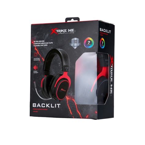 Xtrike Me Gh Backlight Colors Wired Gaming With Mic Headset Pc