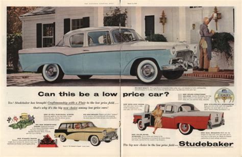 1956 Studebaker 2 Page Ad Americas Automotive Library