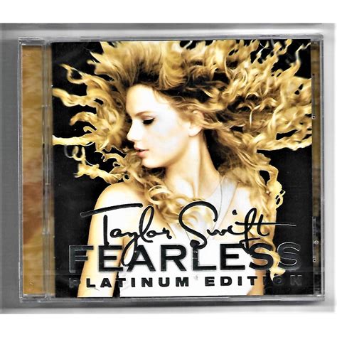 Taylor Swift Fearless Platinum Edition Cd Dvd Eu Press Shopee