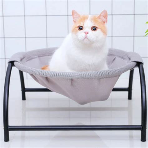 Luxury Elevated Cat Hammock Bed – barkermeow