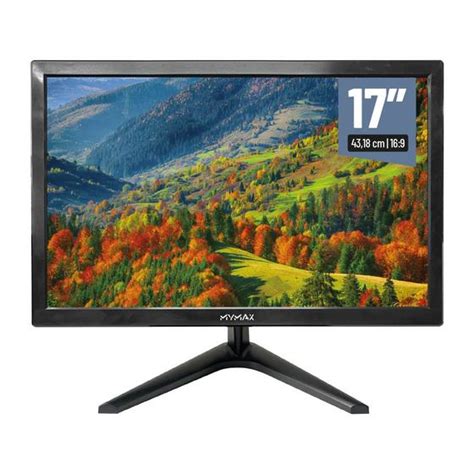 Monitor Hd Led Hz Hdmi Vga Wide Preto Mymax Monitor Para