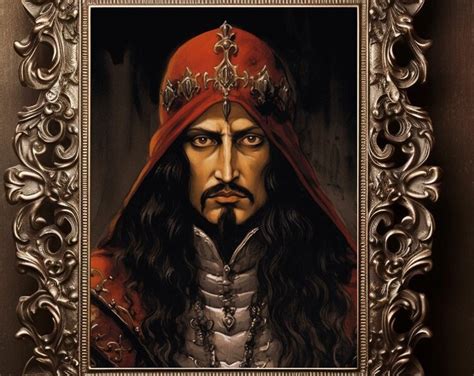 Vlad The Impaler Vampire Dracula Transylvania Print Poster Etsy Uk