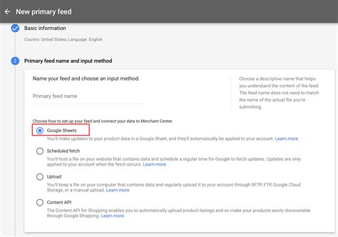 Upload Your Products To The Google Merchant Center With Google Sheets