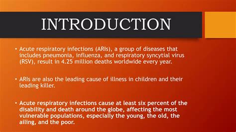 Acute Respiratory Infection Ppt