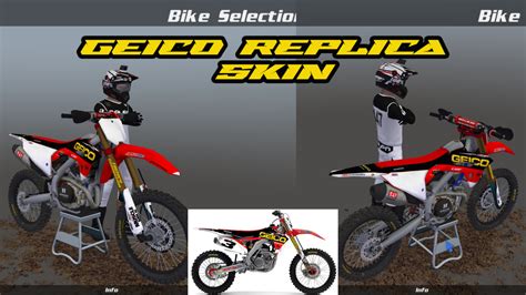 Geico Honda Replica Honda Crf Mxb Mods