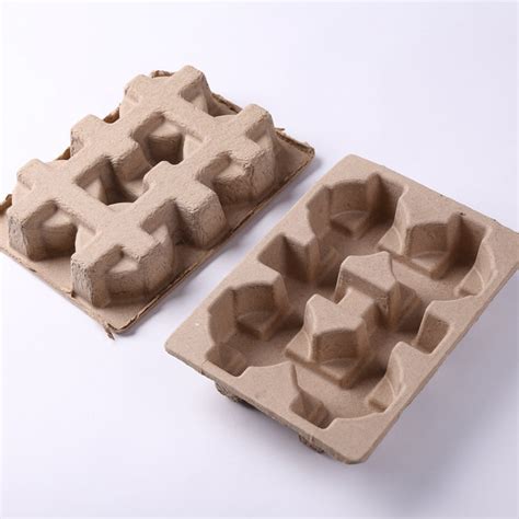 Biodegradable Bagasse Pulp Molded Eyelash Packaging Tray Kinyi