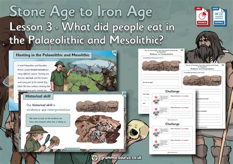 Year 3 History Stone Age To Iron Age What Did People Eat In The Palaeolithic And Mesolithic