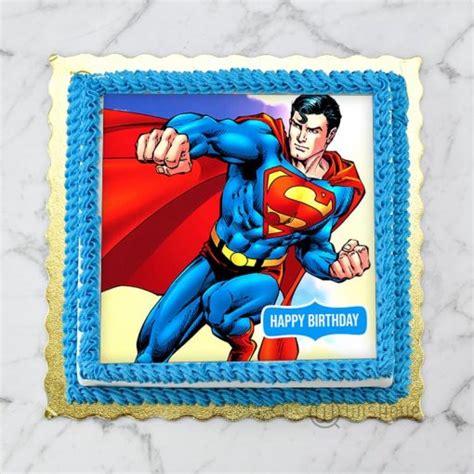 Superman Birthday Cake Online Doorstep Cake