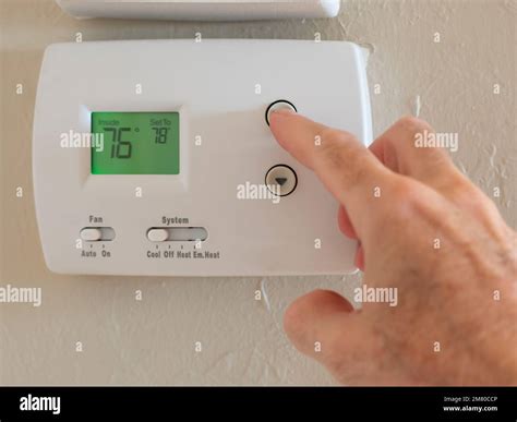 Setting Digital Thermostat To Cool And Programming Air Conditioning To