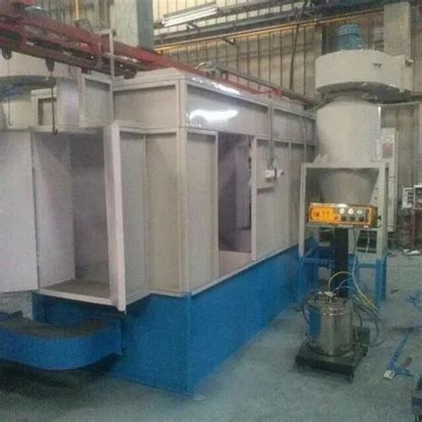 V Powder Coating Booth Automation Grade Manual At Rs In