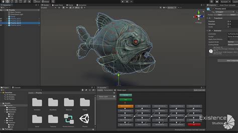 The Piranha Low Poly Fish Ocean Predator Pirana D Model Art By