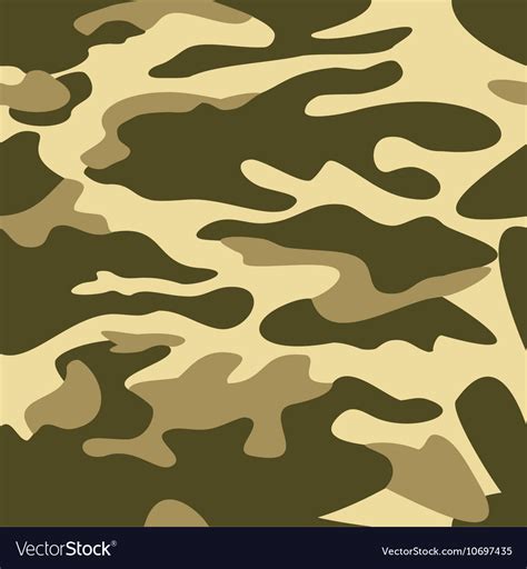 Camouflage Pattern Background Seamless Royalty Free Vector