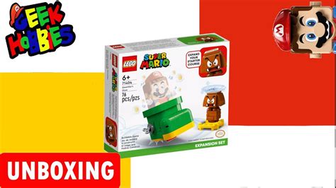 Lego Super Mario Goombas Shoe Unboxing Youtube