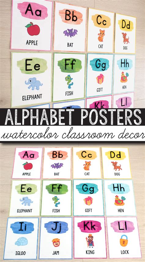 Printable Alphabet Posters