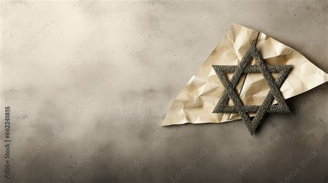 Star of David, ancient symbol, emblem in the shape of a six-pointed ...