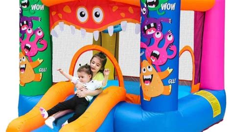 Monster Inflatable Bouncy Castle Kids Outdoor 270cm X 216cm X 173cm