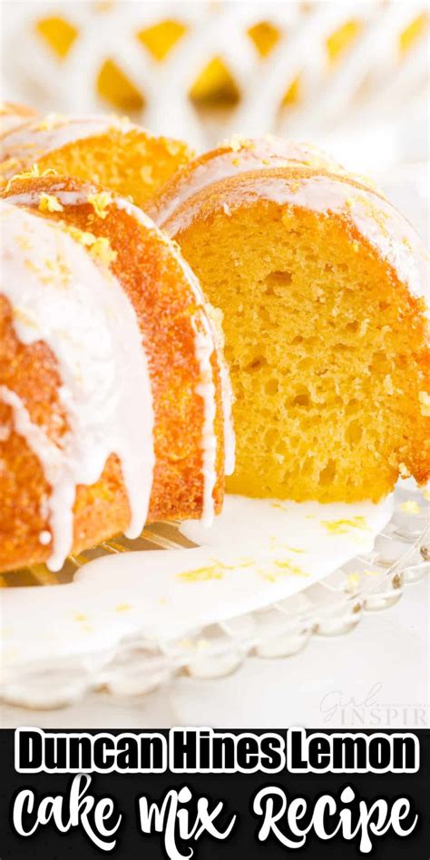 This Delicious Bundt Cake Is Made With A Lemon Duncan Hines Cake Mix