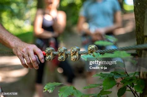 Zipline Closeup Photos And Premium High Res Pictures Getty Images