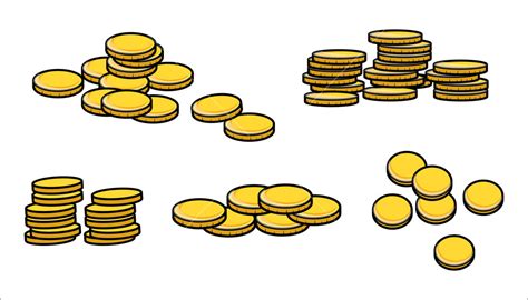 Stack Of Gold Coins Clipart