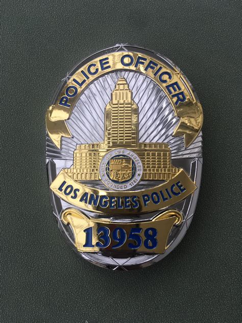 Lapd Detective Badge