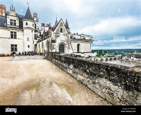 Visiting Amboise castle Stock Photo - Alamy