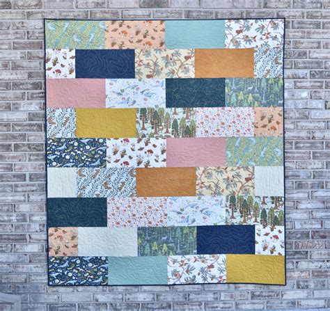 Brick House Quilt Super Fast And Easy Fat Quarter Quilt Perfect For