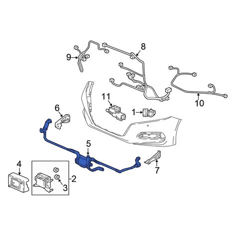 Honda Oe Tvaa Center Cruise Control Distance Sensor Bracket