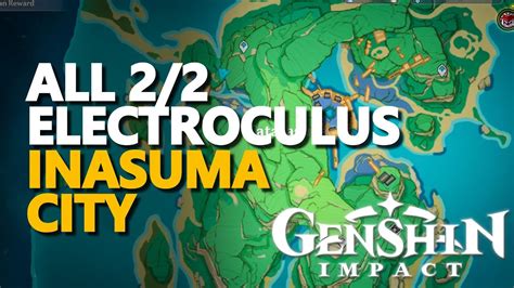 All Electroculus Inazuma City Genshin Impact Youtube