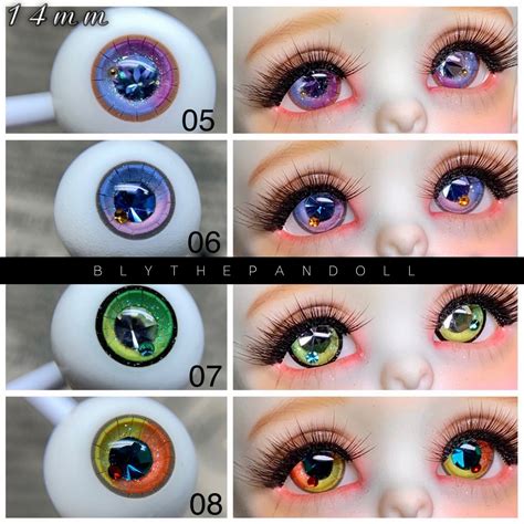 Diamond Eyes Collection Bjd Doll Eyes Custom Resin For Ball Etsy