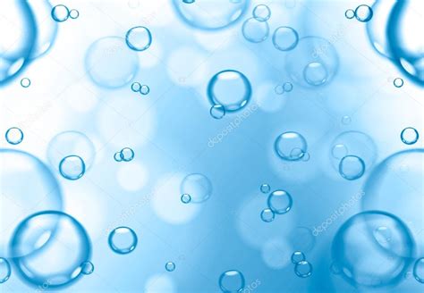 Soap bubbles on blue background, abstract background. Stock Photo by ©KittikornPh 80668136