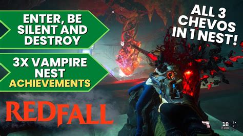 All Vampire Nest Missable In Redfall Commons Achievements