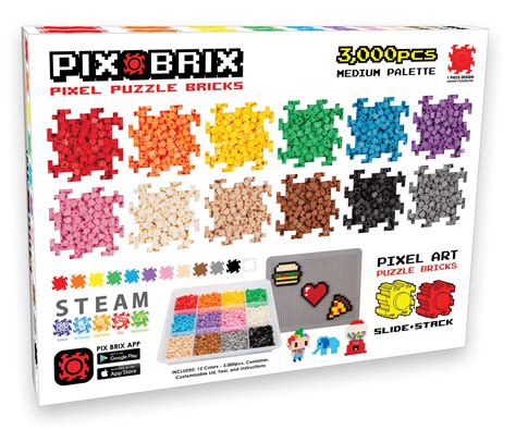 Buy Pix Brix Pixel Art Puzzle Bricks Piece Pixel Art Container