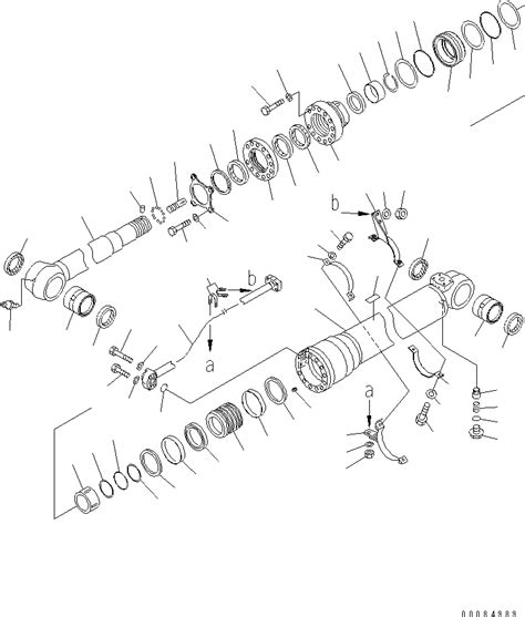 707 01 0K700 Komatsu CYLINDER ASS Y