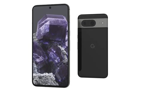 Google Pixel 8 Black Obsidian - 3D Model by Rever_Art