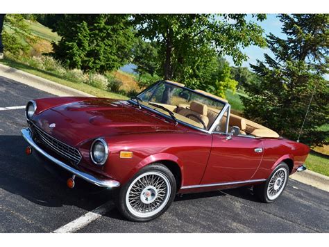 Fiat Spider For Sale In Barrington Il Classiccarsbay