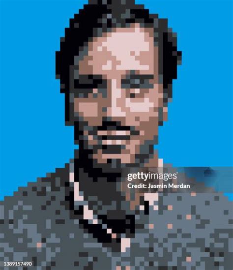 Pixel Art Face Foto E Immagini Stock Getty Images