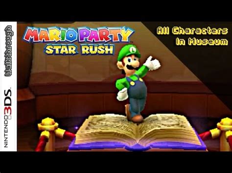 Mario Party Star Rush All Characters With Animations Whole