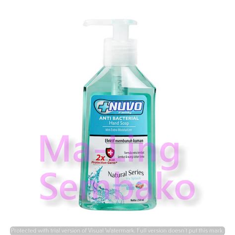 Jual Nuvo Hand Soap Anti Bacterial Icy Spalsh Ml Sabun Tangan