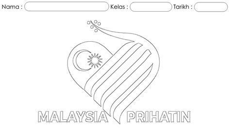 Pertandingan Mewarna Merdeka Malaysia Prihatin Cara Melukis