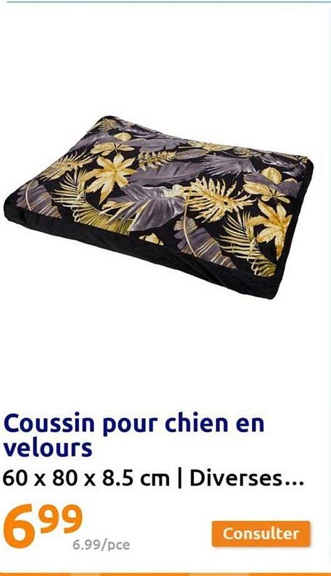 Promo Coussin Pour Chien En Velours Chez Action ICatalogue Fr