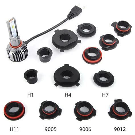 Pcs Car Led Headlight Bulb Base Adapter Socket Holder Hb