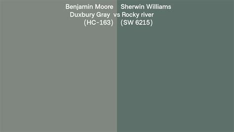 Benjamin Moore Duxbury Gray Hc 163 Vs Sherwin Williams Rocky River