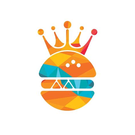 Diseño del logotipo vectorial de Burger King Vector Premium