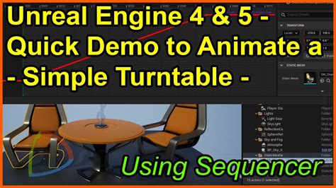 Unreal Engine How To Animate A Product Turntable Using