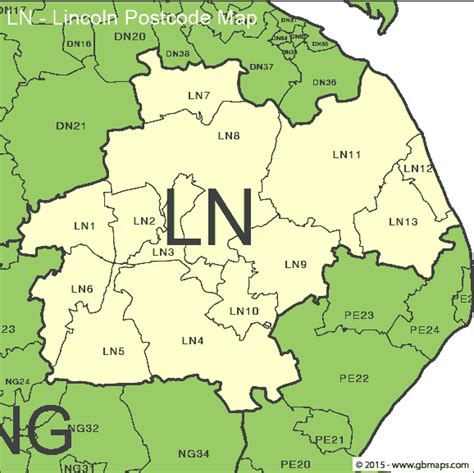 Ng Postcode Area Map