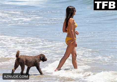 Jordana Brewster Sexy Seen Showing Off Her Hot Bikini Body On The Santa Monica Beach AZNude